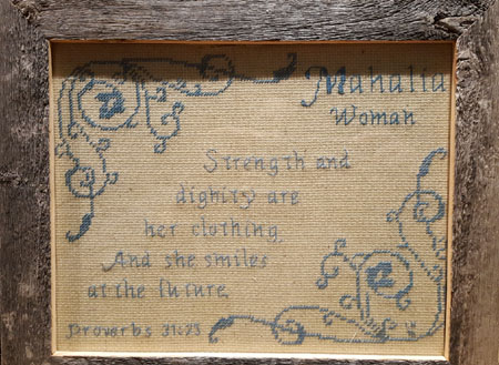 Mahalia stitched by Lorrie Williams
